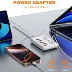 10 port USB power strip 5 USB-A & 5 Type-C PD fast charging, 1 unit - Image 12