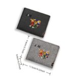 Men’s soccer world cup 2026 slim bifold wallet, 1 unit
