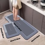2pcs Absorbent Non-Slip Kitchen Floor Mats (2)