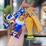 World cup soccer keychain set, 5 pack - Image 8