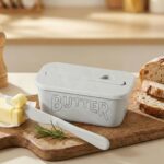 Butter container with lid & knife, 1 unit - Image 8