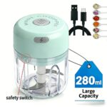 Electric Garlic Chopper USB Rechargeable