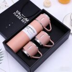 Vacuum Three Lids Thermal Cup Set