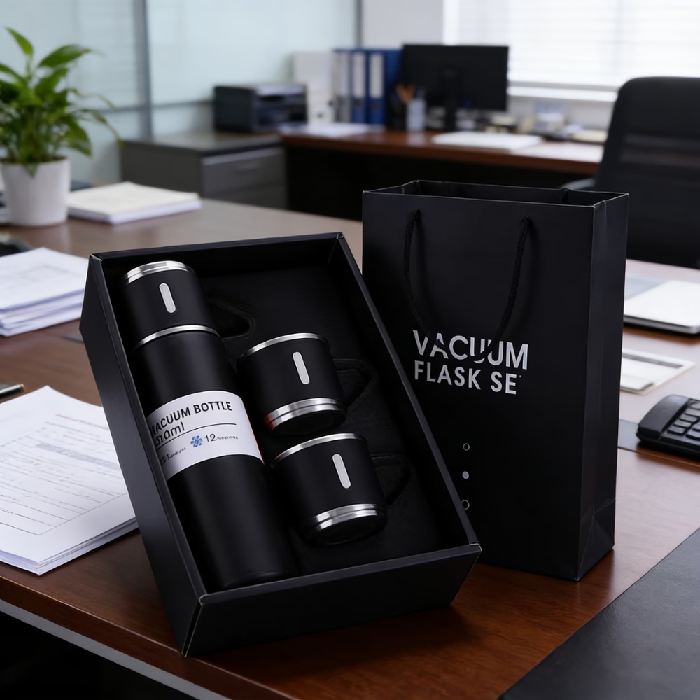 Vacuum Three Lids Thermal Cup Set (5) Vacuum Three Lids Thermal Cup Set