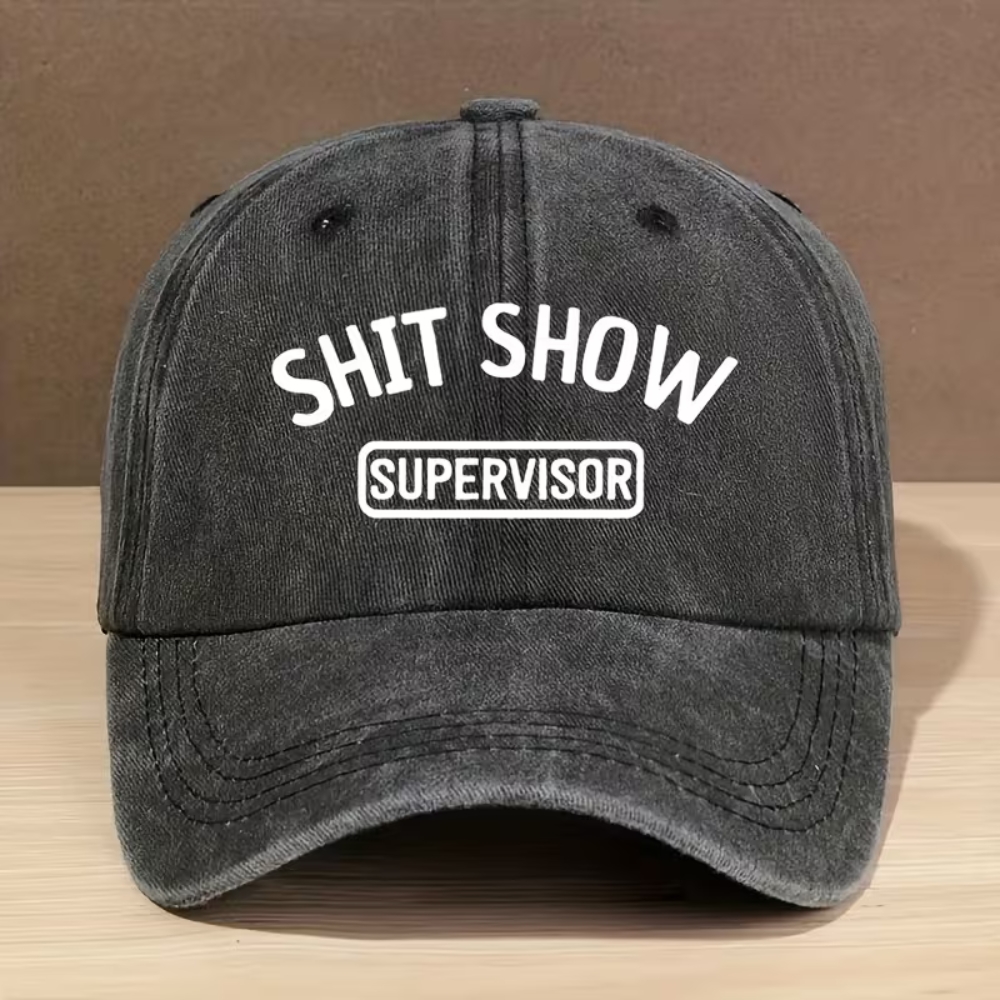 Vintage Baseball Cap SHIT SHOW SUPERVISOR (5) Vintage Baseball Cap SHIT SHOW SUPERVISOR