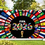 World cup 2026 soccer tapestry large flag banner, 1 unit