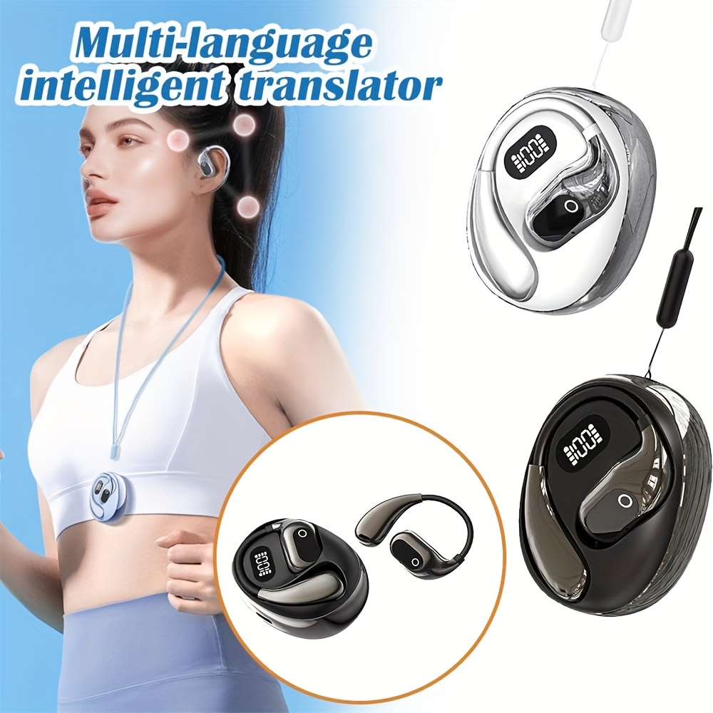 AI Translation Earbuds 144 Languages Wireless Bluetooth Headset