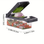 Multi-functional vegetable & fruit chopper, 1 unit - Image 4