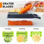 Multi-functional vegetable & fruit chopper, 1 unit - Image 11