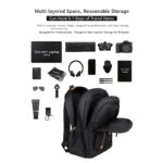 Spacious travel backpack, ideal for business and travel, 1 unit - Image 6