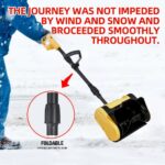 21V Cordless Snowplow – Handheld Electric Snowplow