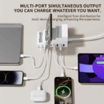 Multi-port phone charging station & stand, 1 unit - Image 4