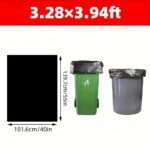 Heavy-duty black garbage bags, 50 pack - Image 8