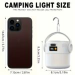 2-in-1 solar & USB rechargeable camping lantern, 1 unit - Image 2