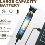 USB rechargeable men's grooming kit, 1 unit - Image 9