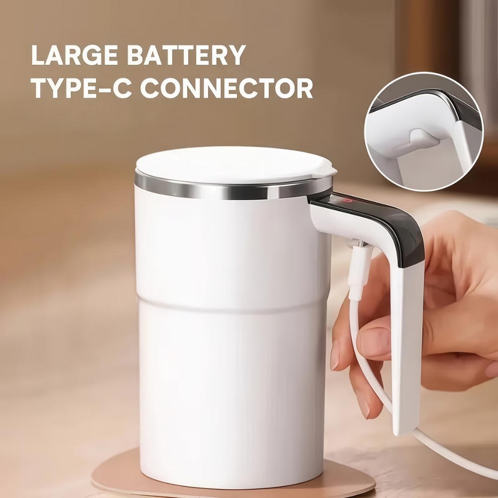 Electric Self Stirring Coffee Mug USB Rechargeable Smart Cup (5) Electric Self Stirring Coffee Mug USB Rechargeable Smart Cup - Image 1