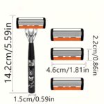 Premium retro manual razor set, 1 unit - Image 4
