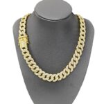 Men’s iced out cuban chain necklace, 1 unit - Image 8