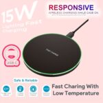 15W fast wireless charger, sleek, compact, and efficient, 1 unit - Image 5