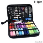 Sewing kit with threads, needles, and accessories, 1 unit - Image 4