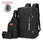 Multi-functional Oxford cloth backpack set, 3 pack - Image 5