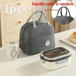 Lunch bag set with large capacity lunch box and milk cup, 3 pack - Image 6