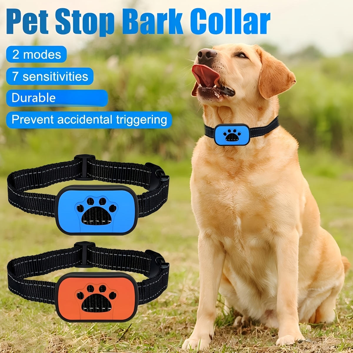 09b7b87d-b499-433c-8ef3-8709dd941fc0.jpg Smart Automatic Anti-Bark Dog Training Collar - Image 1