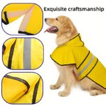 7-Size dog raincoat hooded cape, 1 unit - Image 14