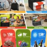 Large insulated bag, keep food hot & cold for hours, 1 unit - Image 7
