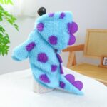 Short floral dinosaur pet sweatshirt jacket for dogs & cats, 1 unit - Image 4