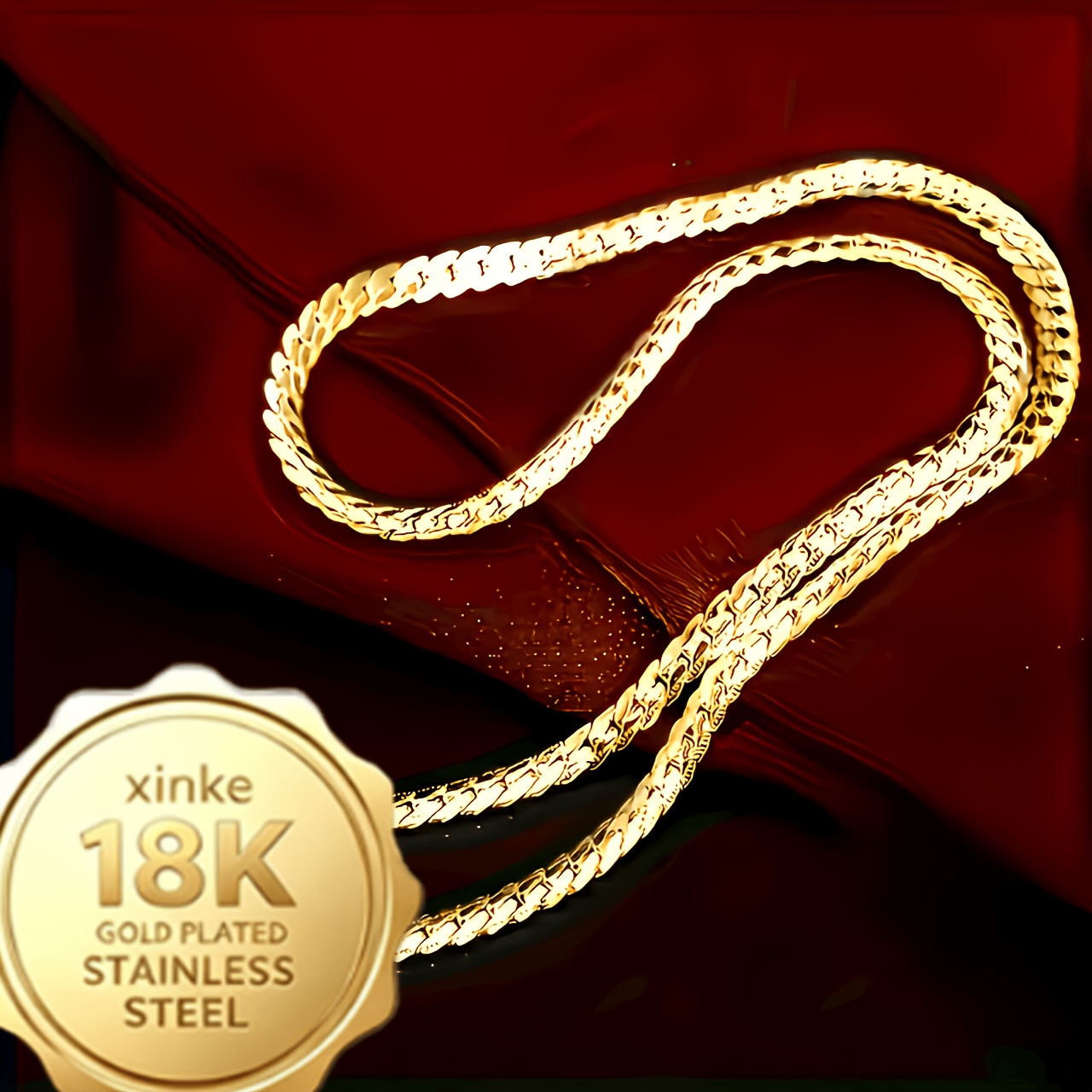 1e15b365-e2e0-4084-b31e-7d8c97c89380.jpg 18K Gold Plated Stainless Steel Unisex Necklace - Image 1