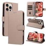 Phone case, luxury lychee faux leather wallet phone case, 1 unit - Image 7