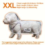 Transparent dog rain coat, 1 unit - Image 13