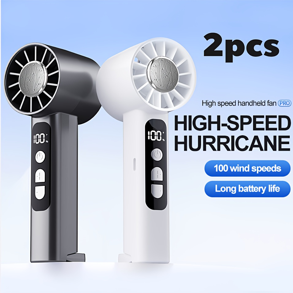 2420d8e2-b161-4087-90f5-d9c492bdcd65.jpg 2pcs USB Rechargeable High-Speed Handheld Fan Set - Image 1