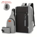 Multi-functional Oxford cloth backpack set, 3 pack - Image 3