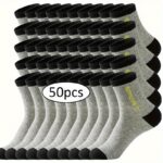 Men’s mid-calf sports socks, 50 pair pack - Image 4