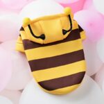 Bee design pet hoodie for small pets, 1 unit - Image 8