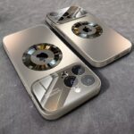 Magnetic wireless charging phone case, titanium coloured glass, 1 unit - Image 10