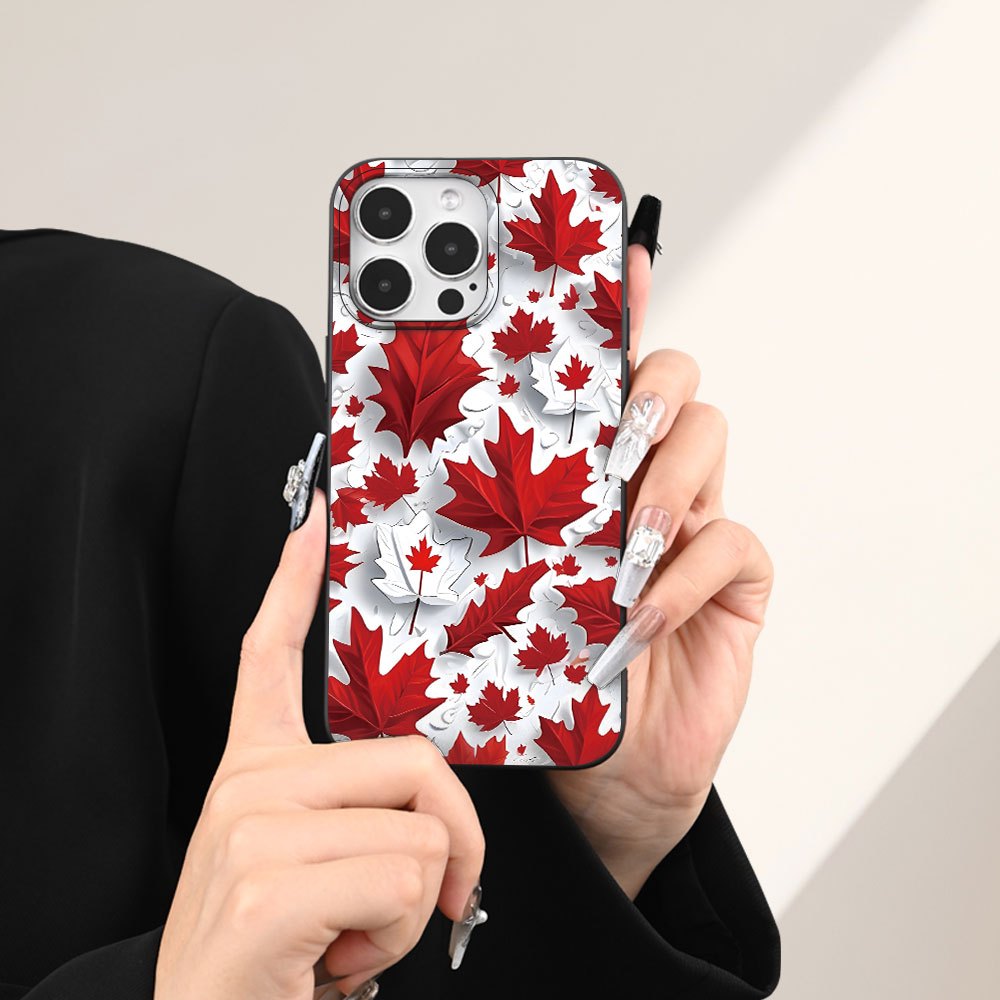 3109ad3b190a4fc7b79ff8551723095e-goods.jpeg An Innovative Canada Maple Leaf Pattern Phone Case - Image 1