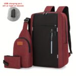 Multi-functional Oxford cloth backpack set, 3 pack - Image 7