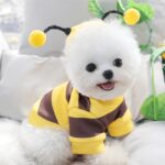 Bee design pet hoodie for small pets, 1 unit - Image 10
