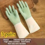 Thick cleaning gloves, 3 pair pack - Image 5