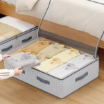 Large clothing storage bag with a flip-top transparent window, 1 unit - Image 3