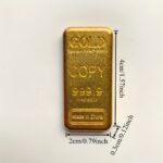 Realistic replica golden bars decoration set, 10 pack - Image 7