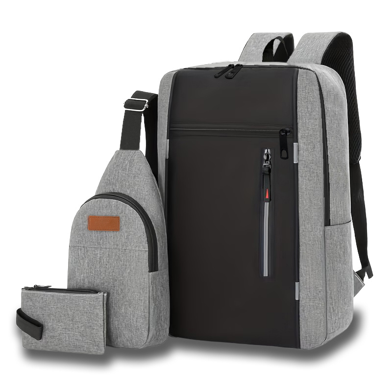 4dc20baa12bf4a72b5cc27bee91ad259-goods.jpeg Women’s Backpack Set – 3pcs for Spring and Summer Travel, Fashionable and Casual - Image 1