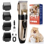 Low-noise cordless pet hair clipper with rechargeable & 4-Color, 1 unit - Image 9
