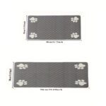 Quick-drying diatomaceous earth pet feeding mat with paw print design, 1 unit - Image 10