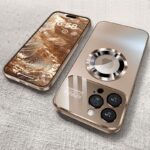 Magnetic wireless charging phone case, titanium coloured glass, 1 unit - Image 20