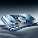 Magnetic wireless charging phone case, titanium coloured glass, 1 unit - Image 9