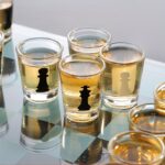 Bar game glass chess set, 1 unit - Image 9
